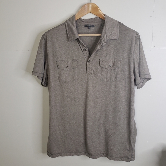 RW&CO. Other - RW&CO Mens Taupe Polo Shirt T-Shirt Business Casual